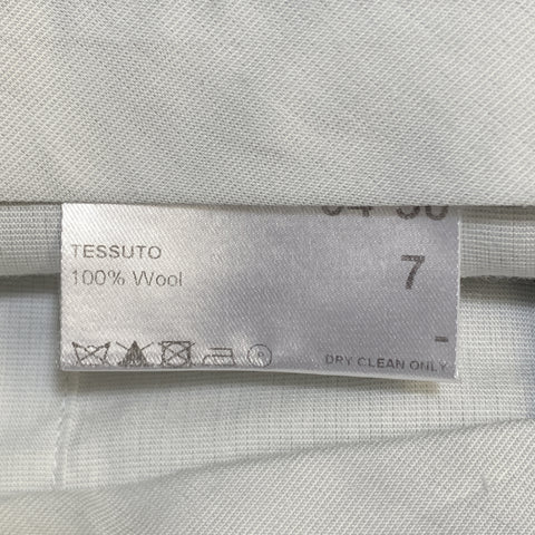 CANALI Size 34 x 35 Navy Wool Zip Fly Dress Pants