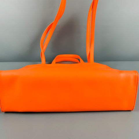 TELFAR Waist Size M Orange Textured Polyester Blend Tote Handbag