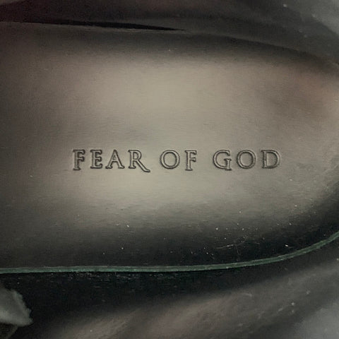 FEAR OF GOD Size 12 Black Solid Canvas High Top Sneakers