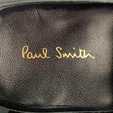 PAUL SMITH Size 8 Black Patent Leather Lace Up Shoes
