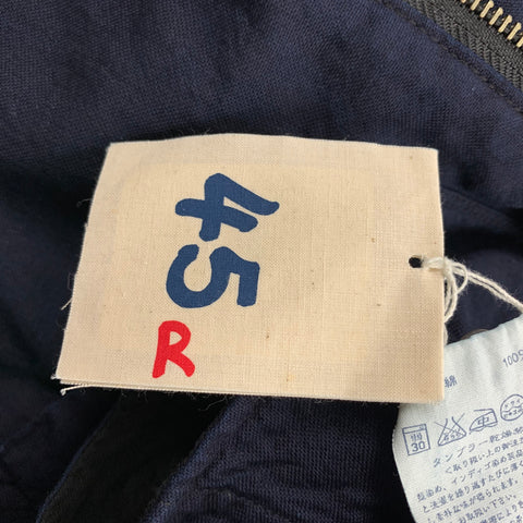 45rpm Size L Indigo Cotton Zip Up Jacket