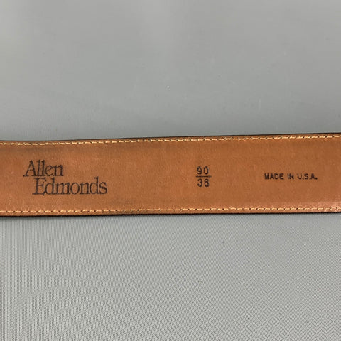 ALLEN EDMONDS Size 36 Brown Leather Belt