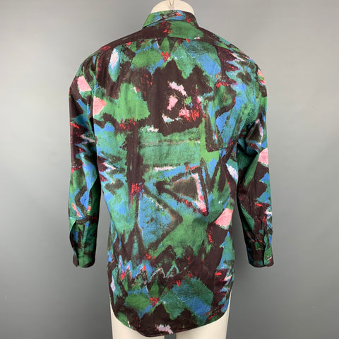 PAUL SMITH Size S Multi-Color Print Cotton Button Up Long Sleeve Shirt