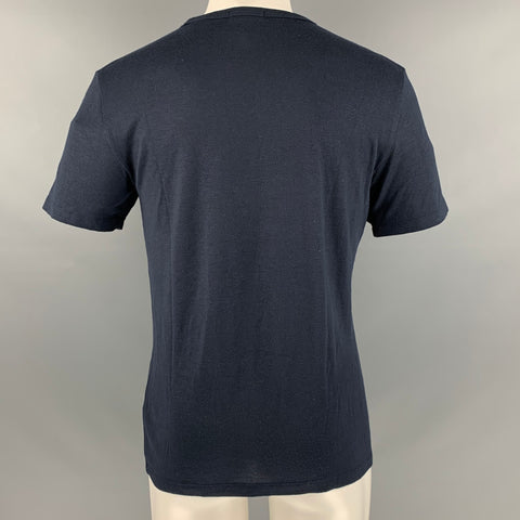 THEORY Size M Navy Modal Blend Jersey T-shirt