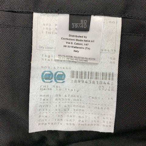 CALVIN KLEIN COLLECTION Size 40 Black Polyester Blend Coat