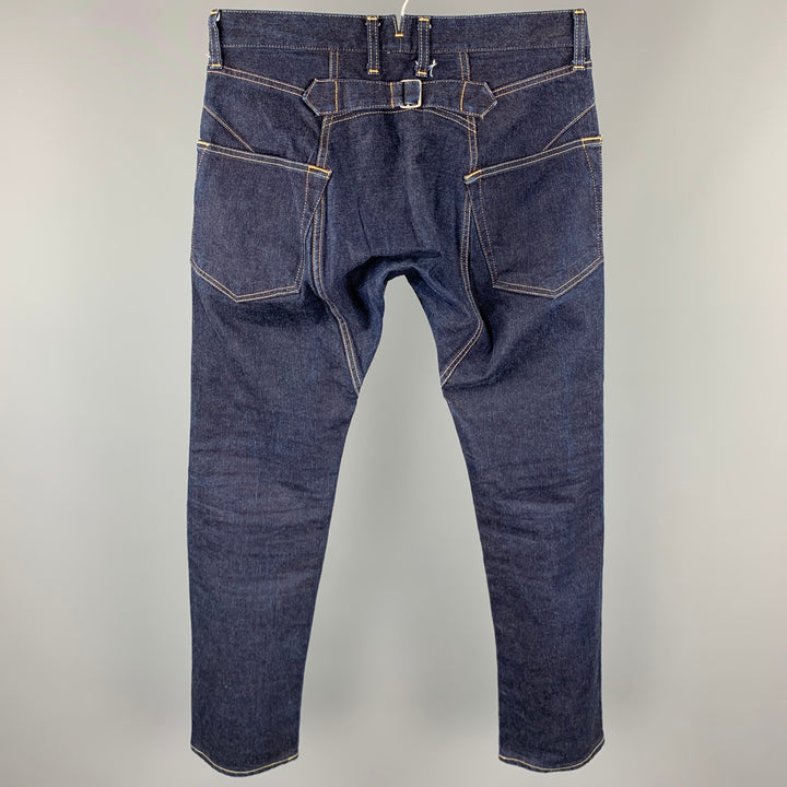 JUNYA WATANABE Size M Indigo Contrast Stitch Denim Jeans