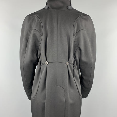UNDERCOVER Size M Black Wool Satin Shawl Collar Tuxedo Coat