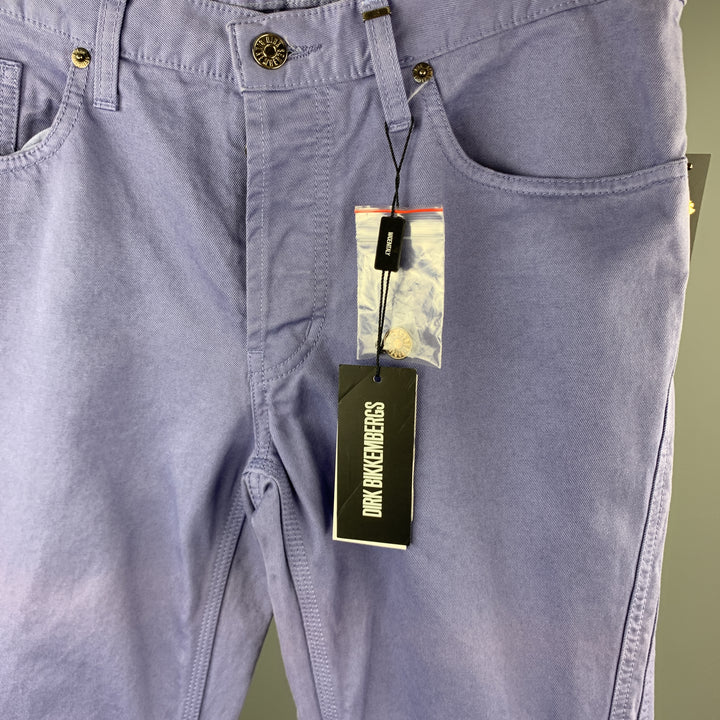 DIRK BIKKEMBERGS Size 30 Lavender Purple Double Seam Jeans