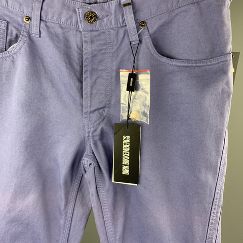 DIRK BIKKEMBERGS Size 30 Lavender Purple Double Seam Jeans