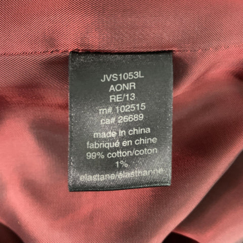 JOHN VARVATOS * U.S.A. Chest Size 42 Brown Black Corduroy Peak Lapel Sport Coat