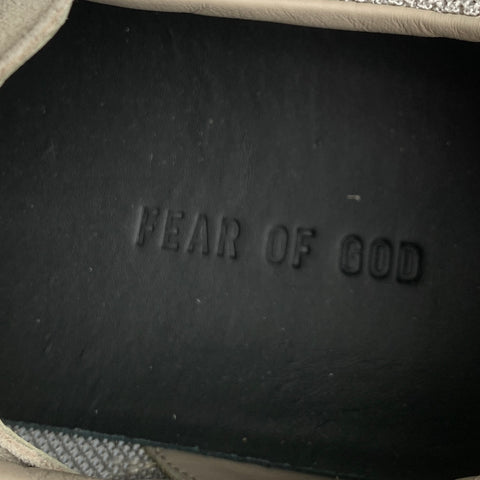 FEAR OF GOD Size 11 Oatmeal Grey Mixed Materials Suede Lace Up Sneakers