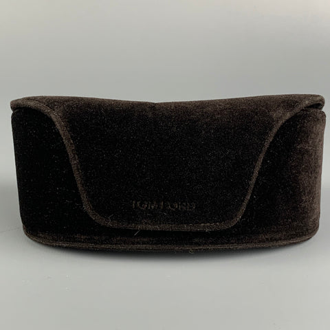 TOM FORD Brown & Gold Acetate Sunglasses