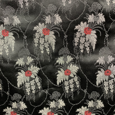 ALEXANDER MCQUEEN Mixed Fabrics Black Silk Scarf