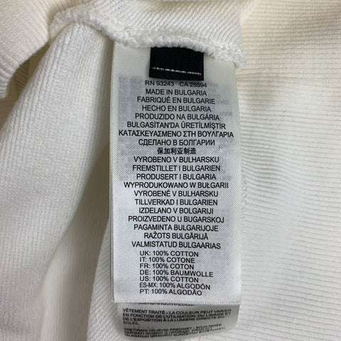 DIESEL x Tom Of Finland Size M White Black Graphic Cotton Crew-Neck Pullover