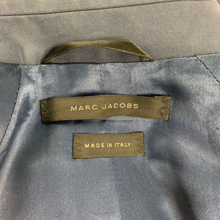MARC JACOBS Size 40 Navy Polyamide / Cotton Coat