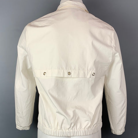 O'KEAN &amp; Co Talla 36 Chaqueta con cremallera de algodón blanquecino