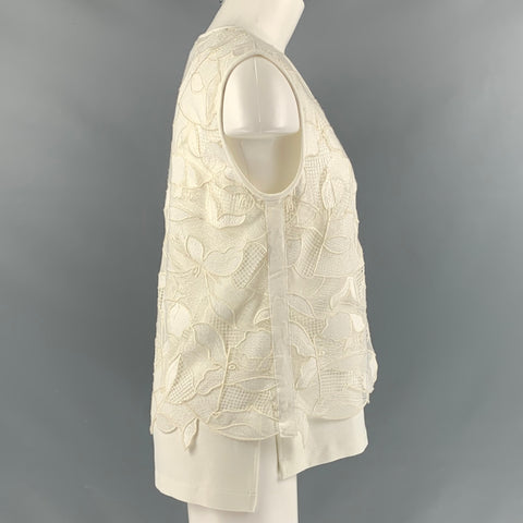 JASON WU  Size 4 White Polyester Blouse
