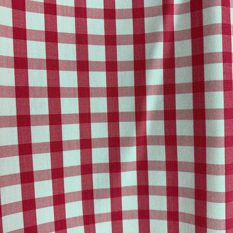 RALPH LAUREN Size XL Red White Checkered Cotton One pocket Long Sleeve Shirt