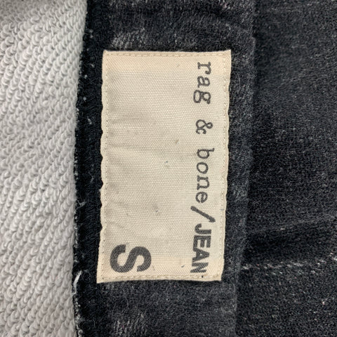 RAG & BONE Size S Charcoal Grey Rock W Holes Cotton Casual Pants