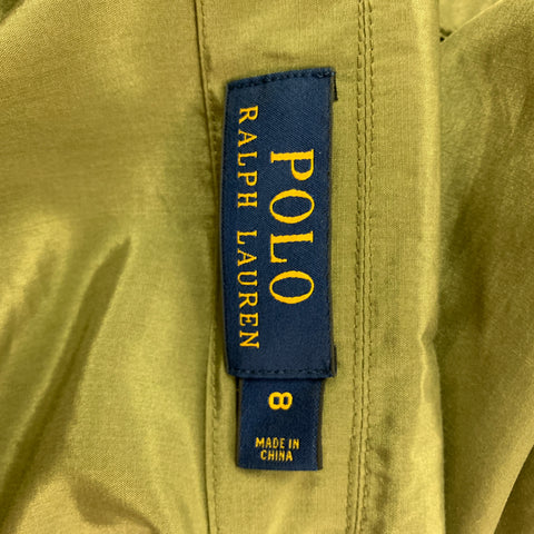 POLO par RALPH LAUREN Taille 8 Combinaison en coton et soie mousse