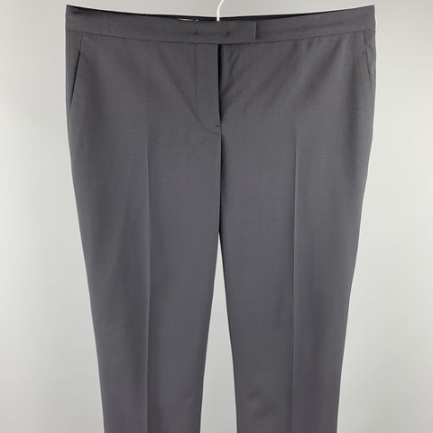 JIL SANDER Size 6 Black Straight Leg Dress Pants