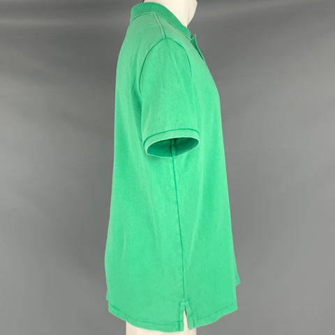 POLO by RALPH LAUREN Size M Green Cotton Short Sleeve Polo