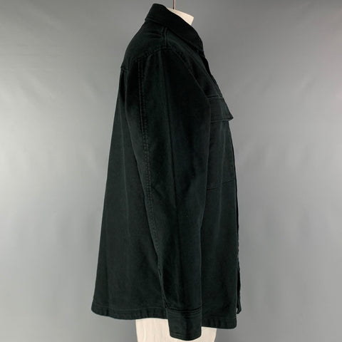 FEAR OF GOD Size L Black Solid Cotton Jacket