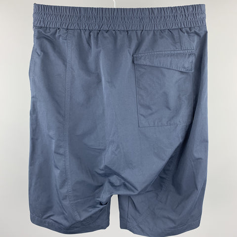BRANDBKLACK Size M Navy Drop Crotch Drawstring Shorts