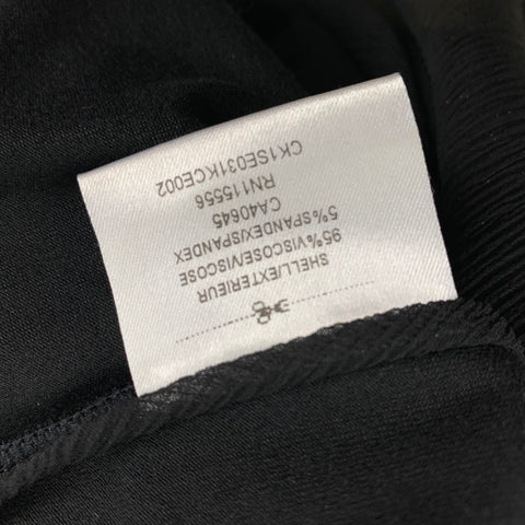 PORTS 1961 Size 4 Black Viscose Wrinkled Double Layer Dress