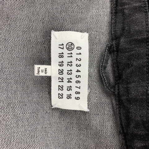 MAISON MARGIELA Size L Charcoal Cotton Trucker Jacket