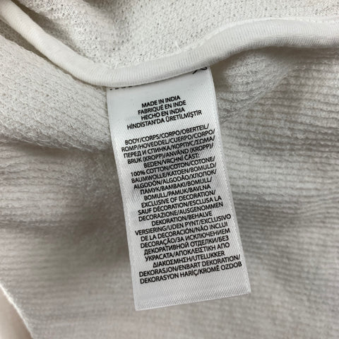 POLO by RALPH LAUREN Size M White Cotton Polo Casual Top