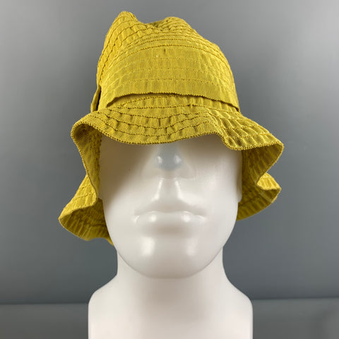 JACQUES LE CORRE Yellow Ribbon Bucket Hat
