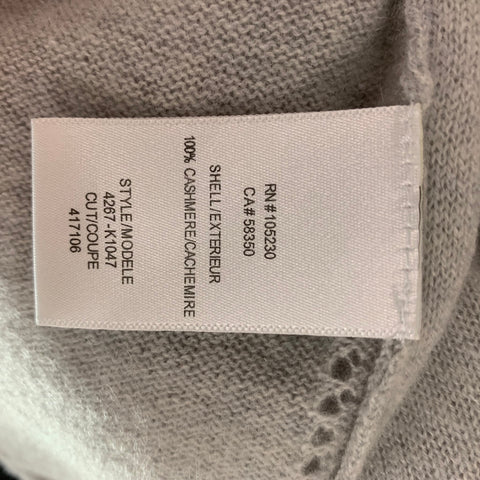 JOIE Cárdigan liso de cachemira gris claro talla L