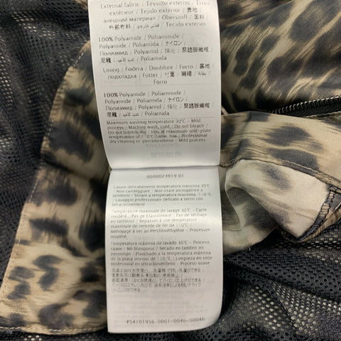 VALENTINO Size 40 Brown Taupe Animal Print Polyamide Jacket