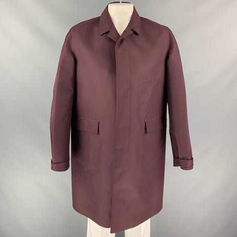 BURBERRY PRORSUM Pre-Fall 2013 Size 46 Purple Raincoat