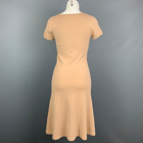 RALPH LAUREN Black Label Size XS Camel Cashmere Dress