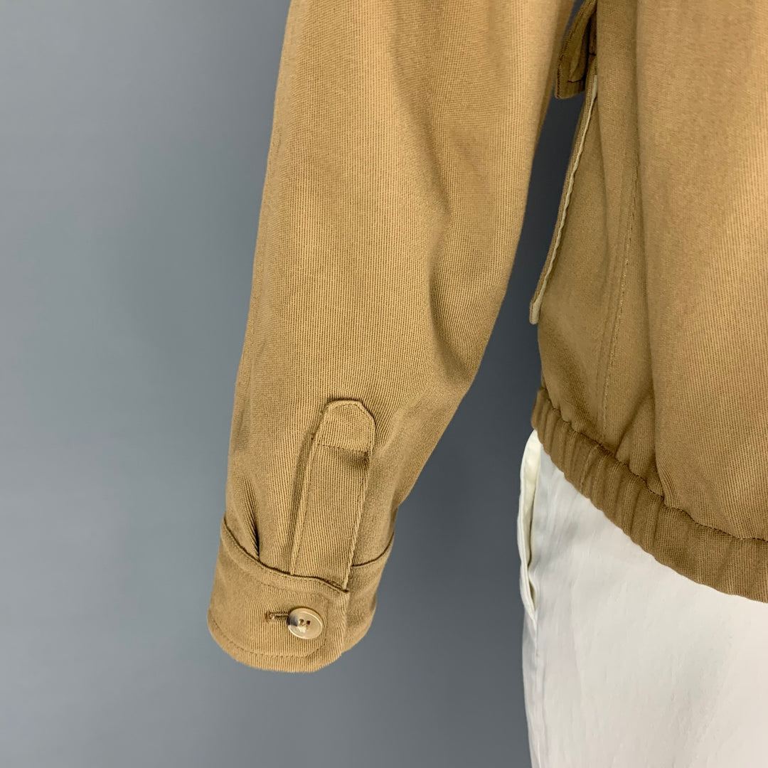 A.P.C. M Size M Khaki Cotton Linen Jacket