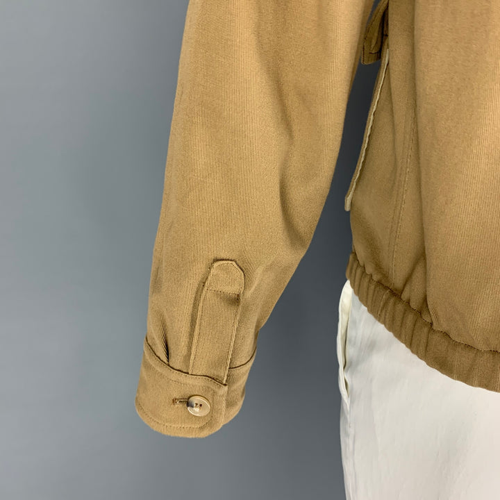 A.P.C. M Size M Khaki Cotton Linen Jacket
