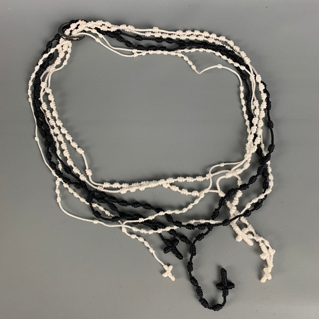 Black White Necklace