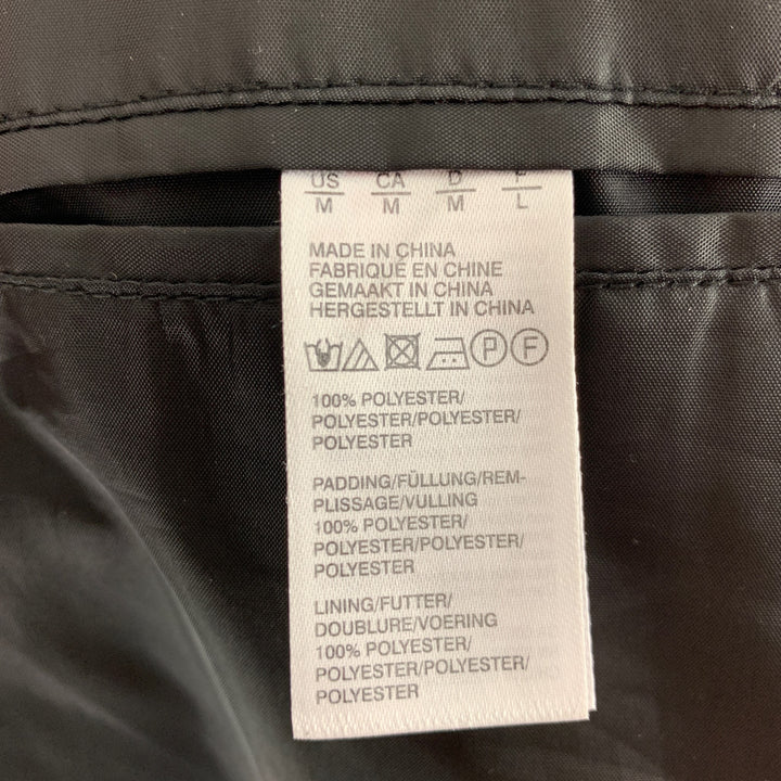SAKS FIFTH AVENUE Size M Black Quilted Polyester Jacket
