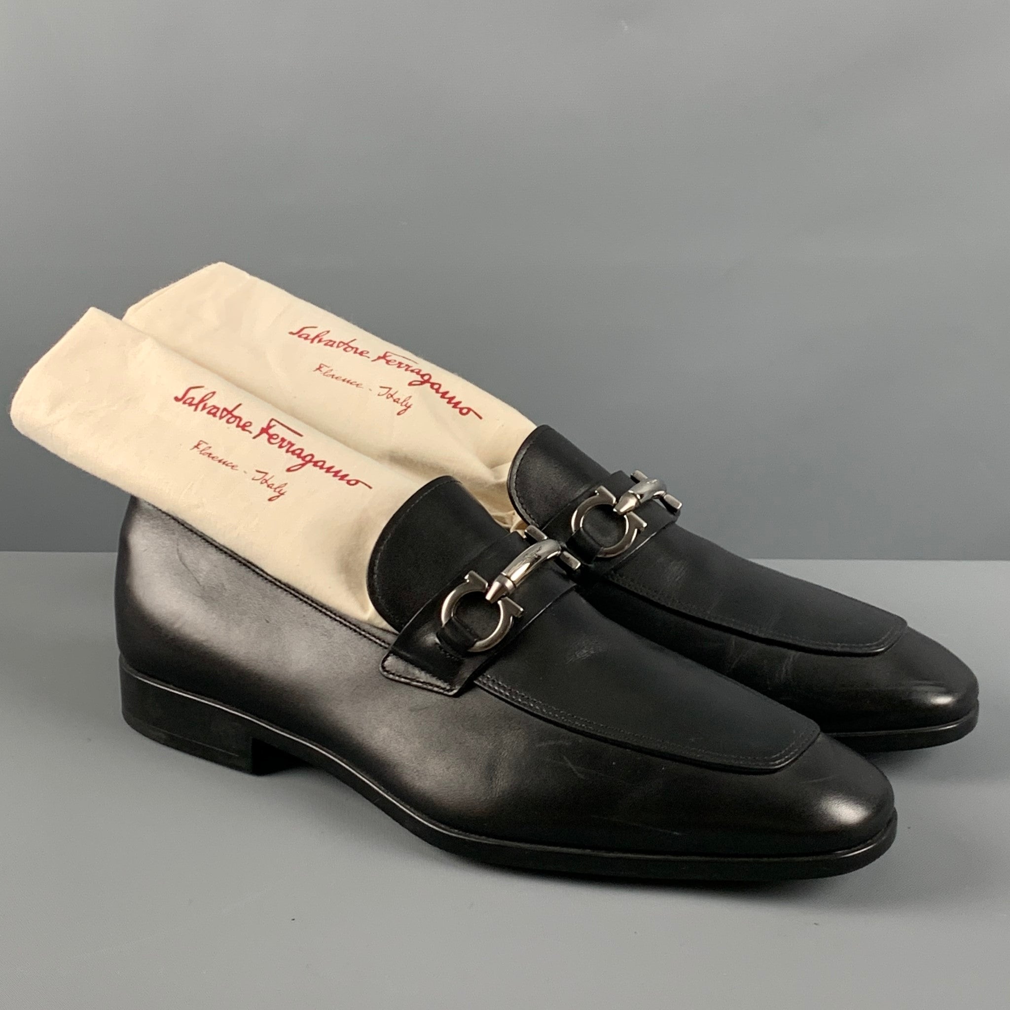 Vintage】Ferragamo SquareToe Bit Loafers Yahoo!フリマ（旧）-