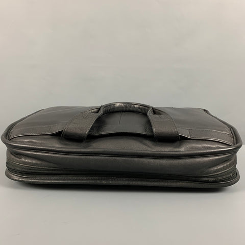 Sac porte-documents en cuir gris TUMI