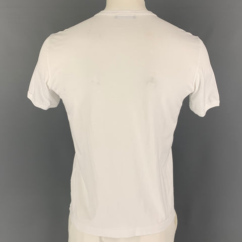 DOLCE & GABBANA Size M White Cotton T-shirt