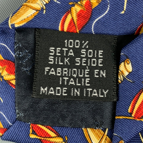 TIFFANY & CO. Blue Yellow Silk Tie