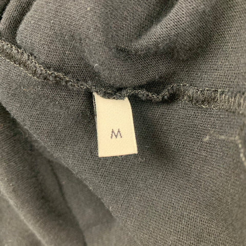 GUCCI Size M Black & White Logo Cotton Short Sleeve T-shirt