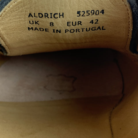 PAUL SMITH Zapatos con cordones y punta de ala de ante perforado color topo Talla 9