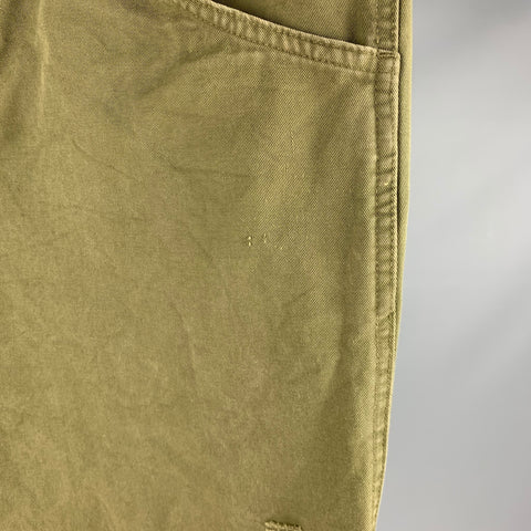 A.P.C. Size 34 Green Cotton Jean Cut Casual Pants