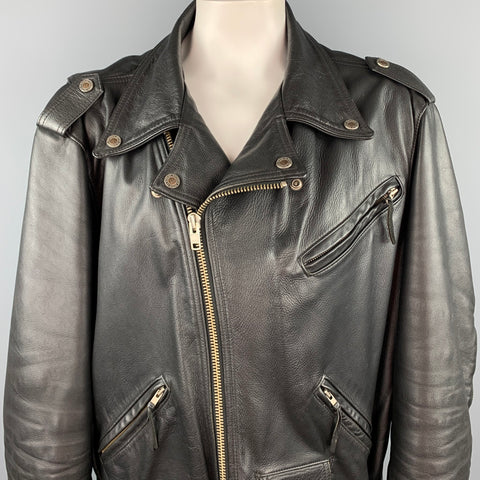 HARLEY DAVIDSON Size XXL Black Leather Motorcycle Jacket