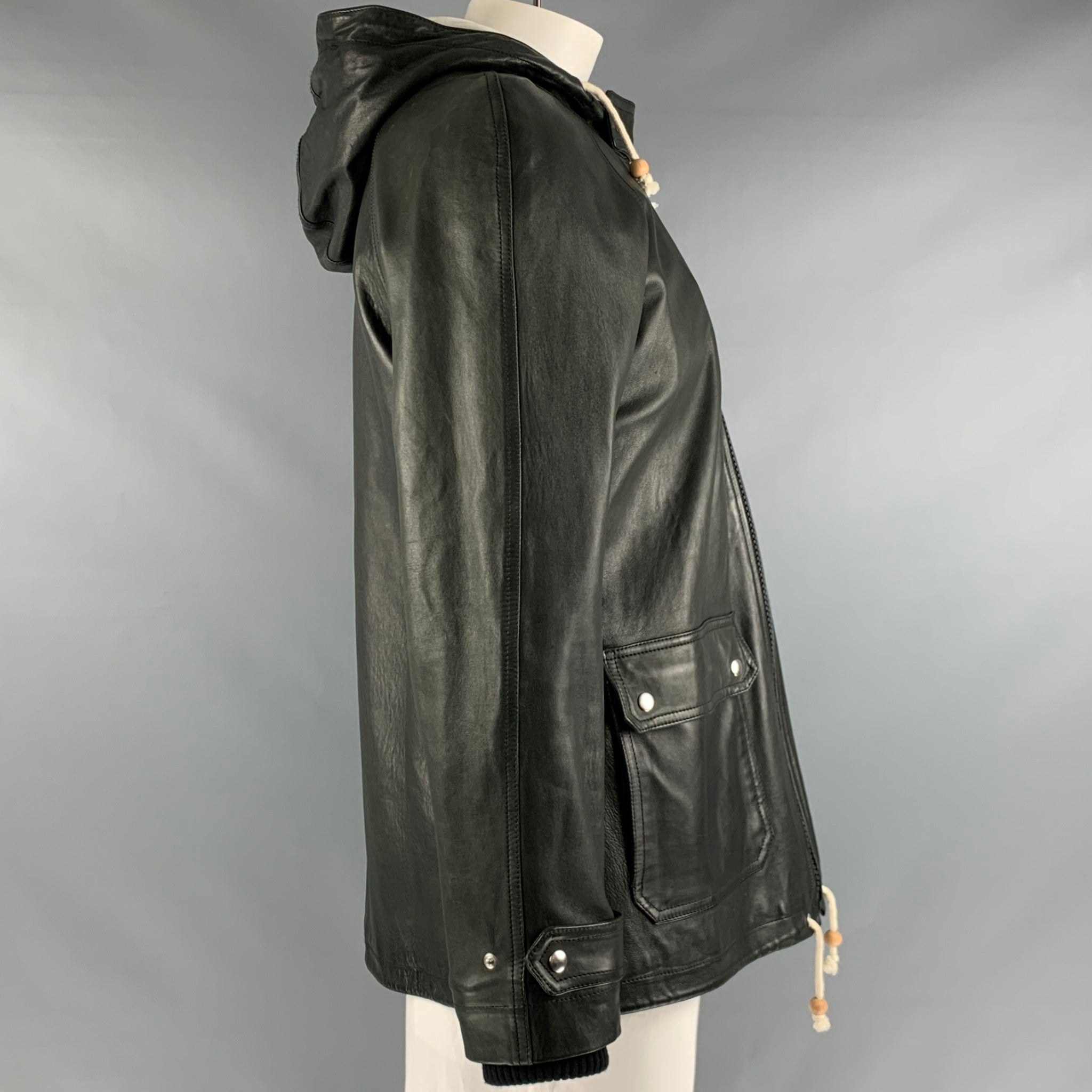 The Outsiders Leather Jacket Band Of Outsiders Leather