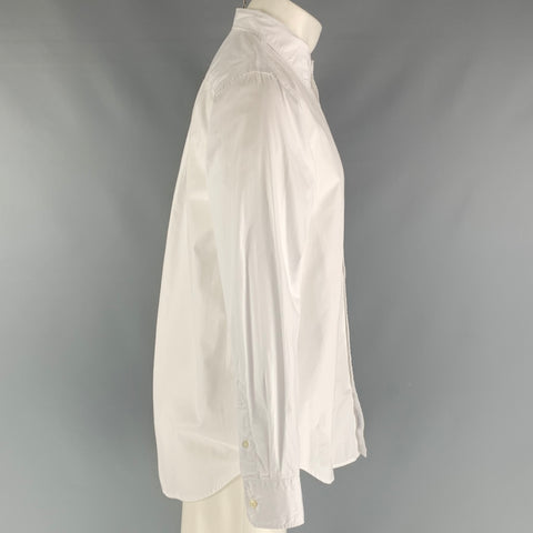 NORSE PROJECTS Taille M Chemise à manches longues boutonnée en coton uni blanc